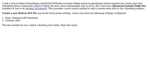 Wordpress: Add metabox to document tab in gutenberg (3 Solutions!!) смотреть онлайн