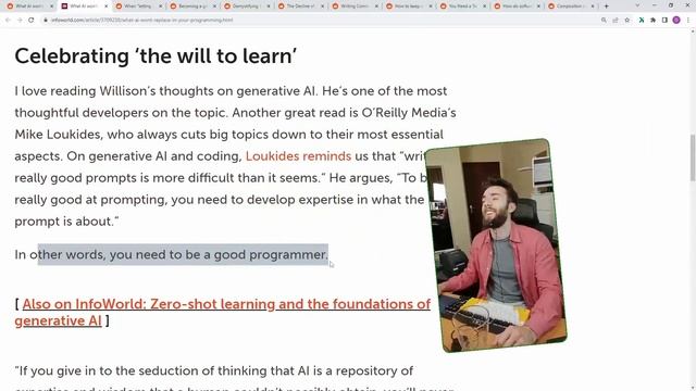 "What AI won't replace in your programming" смотреть онлайн