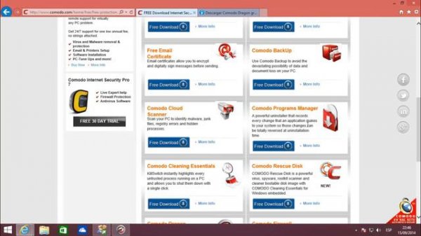Navegador web Comodo Dragón