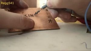 Электроискровой карандаш. Как рисовать на металле.