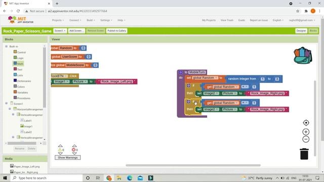 Create Rock Paper Scissors Game in MIT App Inventor 2 || Learn to use Procedures in MIT App Invento смотреть онлайн