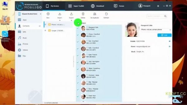 Android: How to Save Xiaomi Redmi Note Contacts as a vCard File ?
