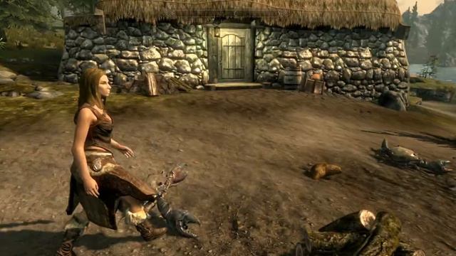 Поиграем в Skyrim(выживаем весело ) смотреть онлайн