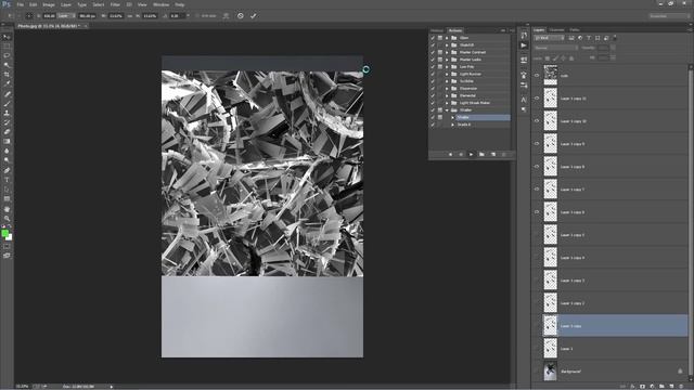 Shatter Photoshop Action Tutorial | Automatically shatter your photos смотреть онлайн