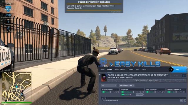 FLASHING LIGHTS Cheats: Easy Reputation Points, Godmode, No Reload, ... | Trainer by MegaDev смотреть онлайн