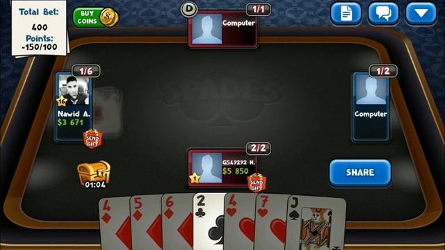Spades Plus gameplay смотреть онлайн