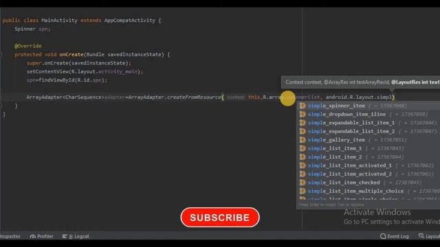 Spinner in Android studio | Beginners | Hindi смотреть онлайн