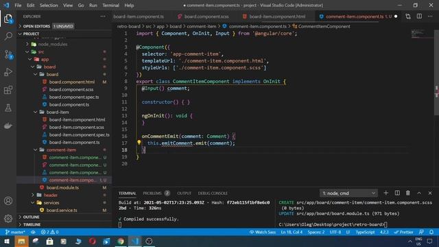 Angular, Material - Kanban/Retro board with Drag and Drop (UA) смотреть онлайн