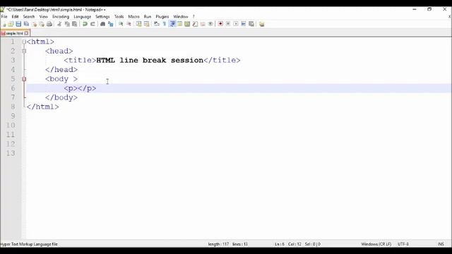 Html in hindi, (Html line break or html br tag ) , (Part - 5) смотреть онлайн