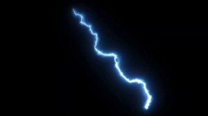 Футаж молния ?на зеленом фоне