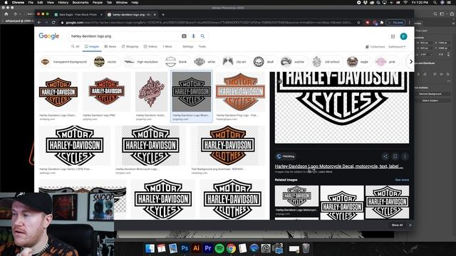 How To Design VINTAGE HARLEY DAVIDSON T-Shirts (Full PHOTOSHOP Tutorial) смотреть онлайн