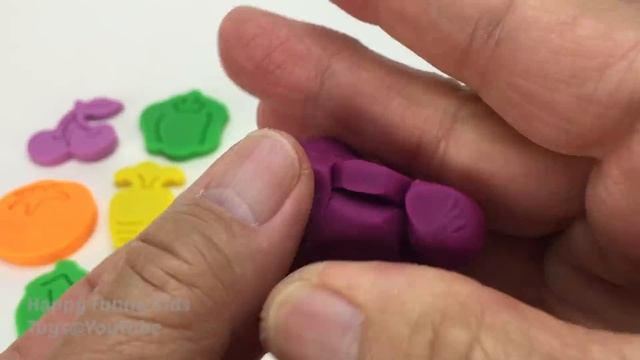 Learn Names of Fruits & Vegetables with Play Doh Surprise Toys Kinder Joy Disney Cars 3 Fun for Kid смотреть онлайн