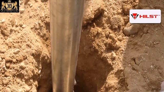 Испытание на прочность столбов смонтированных с заменителем бетона HILST. смотреть онлайн