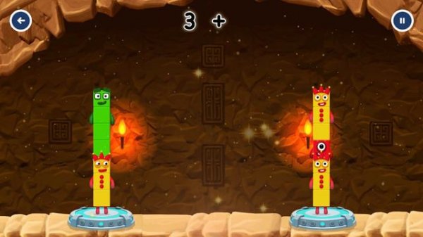 Numberblocks 2,5,8 Number Magic Run - Meet the Numbers Two, Five, Eight | CBeebies Go Explore Game