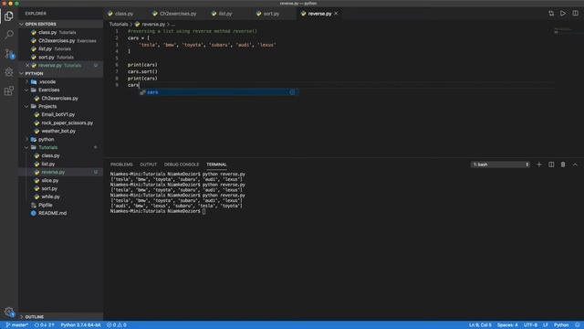 Reverse Method | Python Programming for Beginners смотреть онлайн