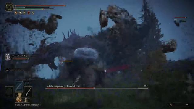 ELDEN RING "Adula, dragon de piedra refulgente" "hoja lunar de Adula" смотреть онлайн