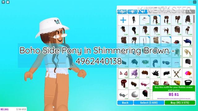 Codes for BROWN Hair! | Roblox Bloxburg смотреть онлайн