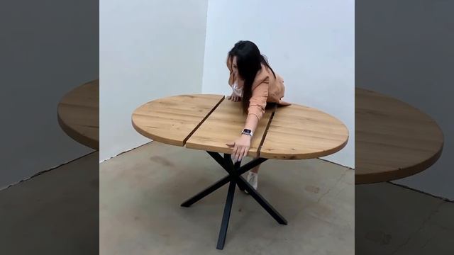 Раздвижной стол из массива смотреть онлайн