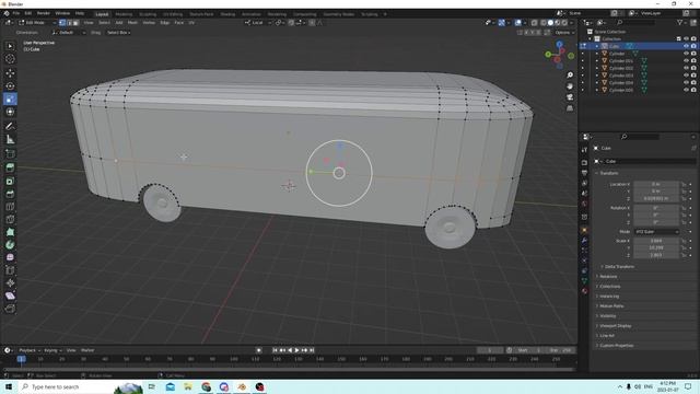 Blender Bus Tutorial (Part 1 ) смотреть онлайн