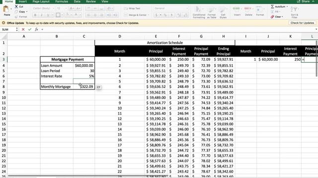 How to Create an Amortization Schedule in Excel to Pay Off a Mortgage Loan смотреть онлайн