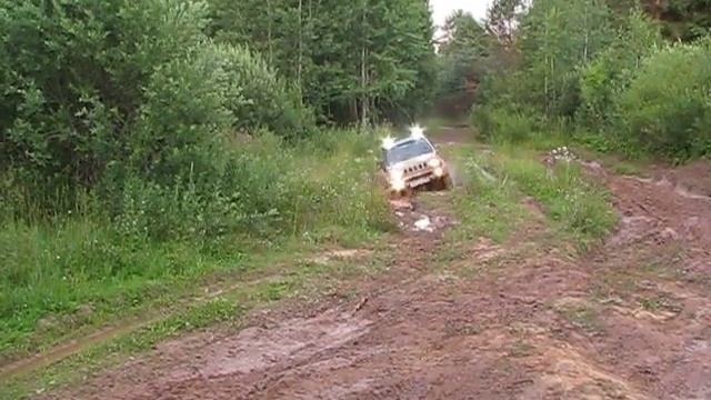 Suzuki Jimny лужа под Лугой 2 8))) смотреть онлайн
