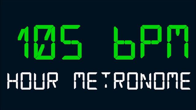 105 BPM (Beats Per Minute) Hour Metronome смотреть онлайн