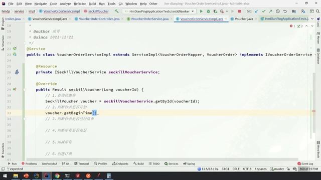 【黑马程序员】Redis入门到实战-实战篇-优惠卷秒杀-04-优惠券秒杀-实现秒杀下单 смотреть онлайн