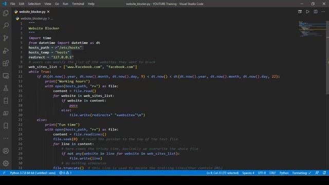 Python Project for Beginners | Website Blocker смотреть онлайн
