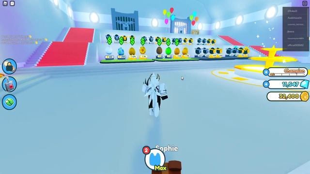 ПРОКАЧАЛ ПЕТОВ В PET SIMULATOR ROBLOX! смотреть онлайн