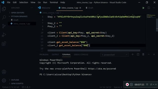 python-binance الدرس - 010 - مقدمة عن مكتبة смотреть онлайн