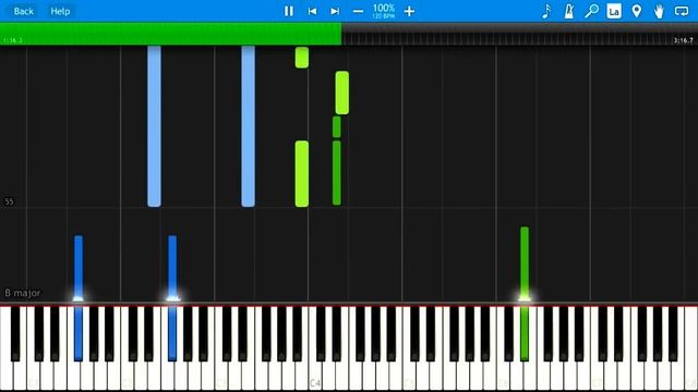 Bag Raiders - Shooting Stars | Synthesia piano tutorial смотреть онлайн