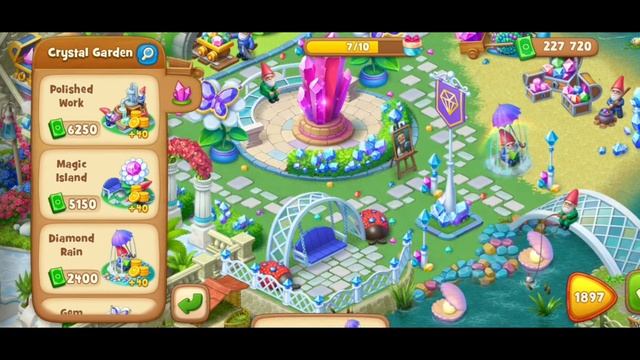 GARDENSCAPES - Crystal Garden - Picnic Area Full Decoration смотреть онлайн