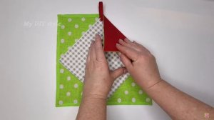 Как сшить прихватку за 5 минут.