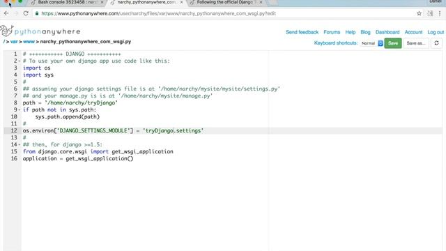 2 Sign up for free pythonanywhere account ? смотреть онлайн