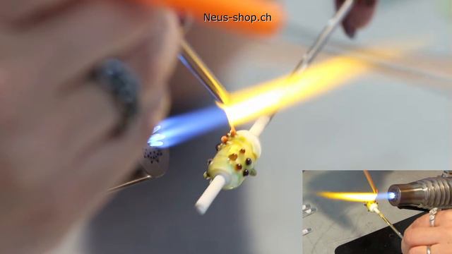 Glas-Werkzeug Zweigas Brenner: Bravo Bethlehem Torch Gasbrenner Onlineshop Fritten 3cm Perle drehen смотреть онлайн