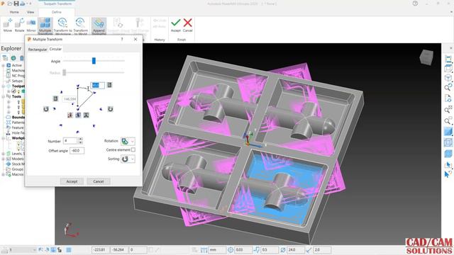012 Transform Toolpath смотреть онлайн