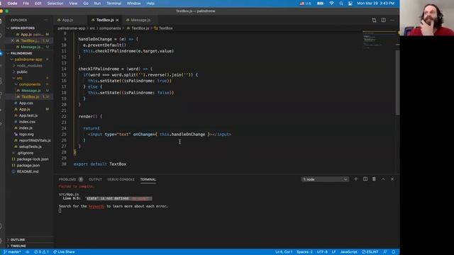 W8D2: Challenge Review: React Palindrome (1 of 5) смотреть онлайн