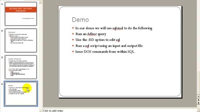 sql server tutorial on sqlcmd смотреть онлайн