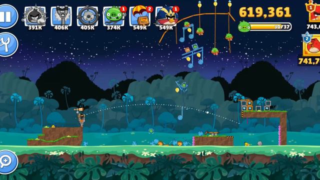 Angry Birds Friends Level 8 Tournament 1111 Highscore POWER-UP walkthrough смотреть онлайн
