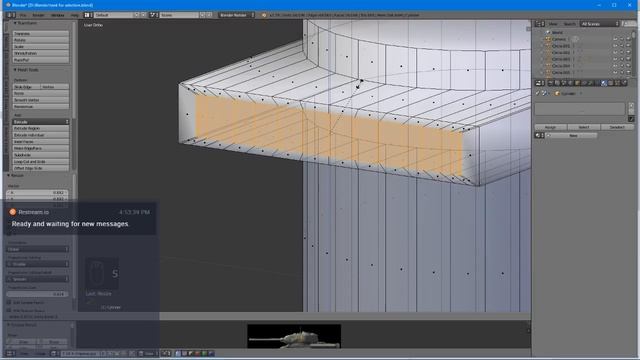 Выделение вершин, ребер и граней в blеnder 2.79. Vertex, edjes and fase selection in blеnder 2.79. смотреть онлайн