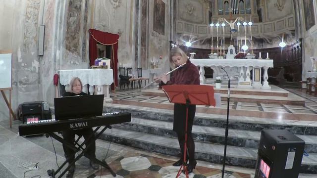 Caccini -Ave Maria flute and piano смотреть онлайн