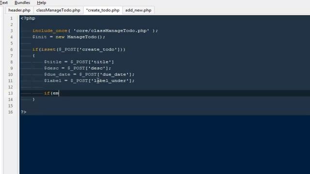 Advanced Php Programming Part 6 :- Making Todo Maker Form смотреть онлайн