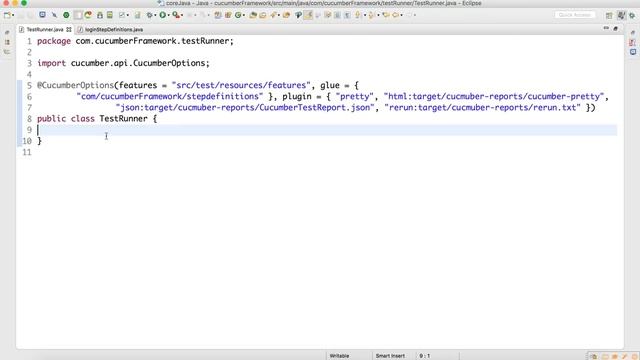 Test Runner Design in Selenium Cucumber Video-6 смотреть онлайн