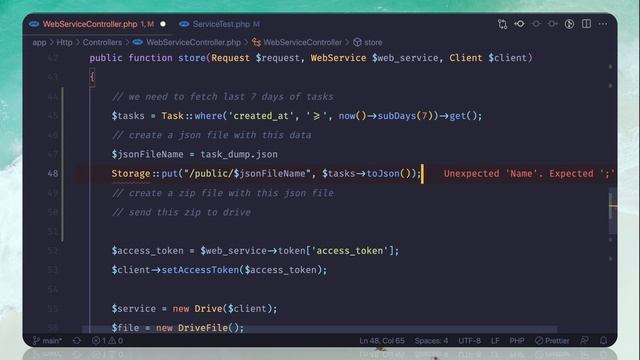 Laravel Test Driven API - create zip file to upload смотреть онлайн