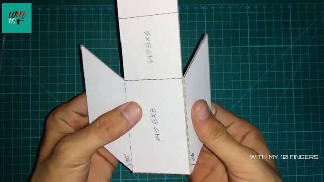 How to make a 3d of parallelogram with mount board or cardboard | easyway to make a parallelepiped смотреть онлайн