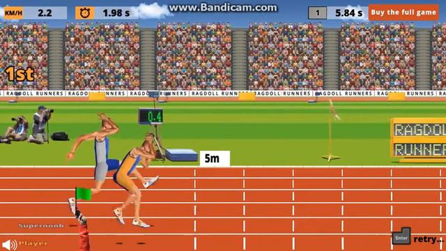 Ragdoll Runners - 100m смотреть онлайн