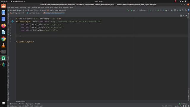 Recycler View | Part 2 Setting up & ViewHolder | Android Studio Tutorial 2020 смотреть онлайн