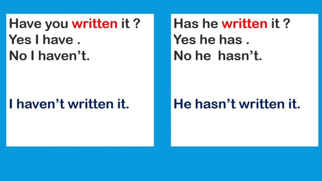 NEGATIVE FORM IN PRESENT PERFECT TENSE | Basic English | English Grammar | Go English Way | смотреть онлайн
