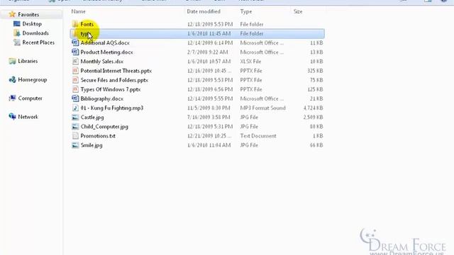 Windows 7: Windows Explorer Element, The Command Bar смотреть онлайн