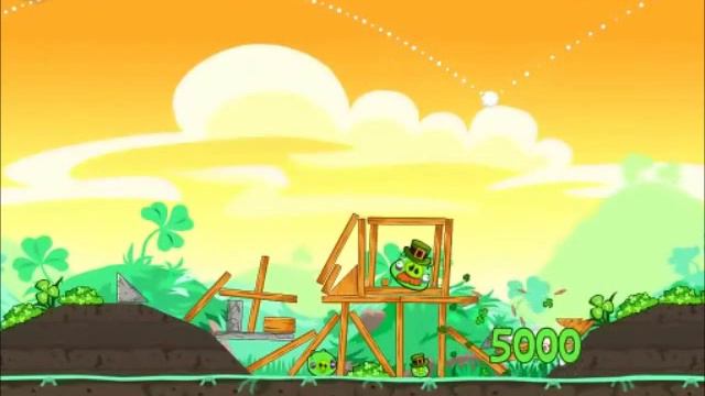 Official Angry Birds Seasons Walkthrough Go Green, Get Lucky 1-18 смотреть онлайн